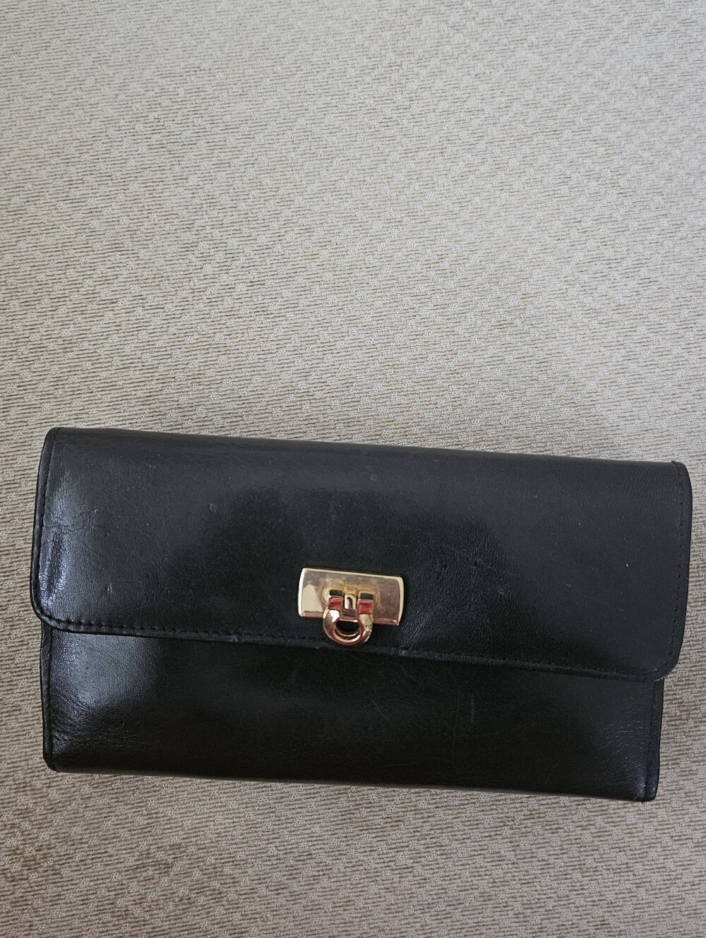 Women's Black Leather Wallet
